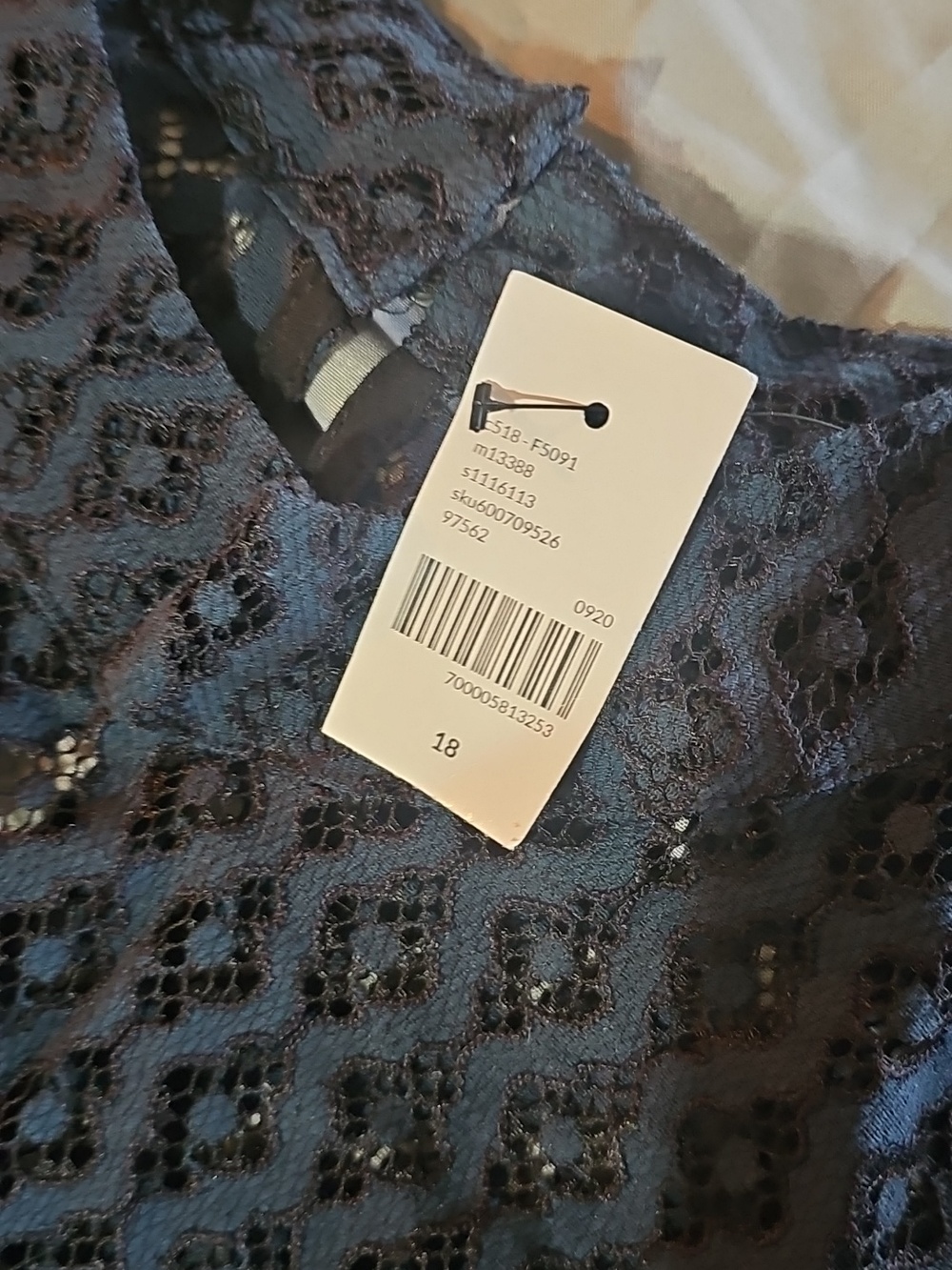 Womens Lane Bryant Lace Top Size 18 - Picture 2 of 5
